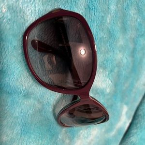 Authentic Tom Ford sunglasses. In a deep plum shade
